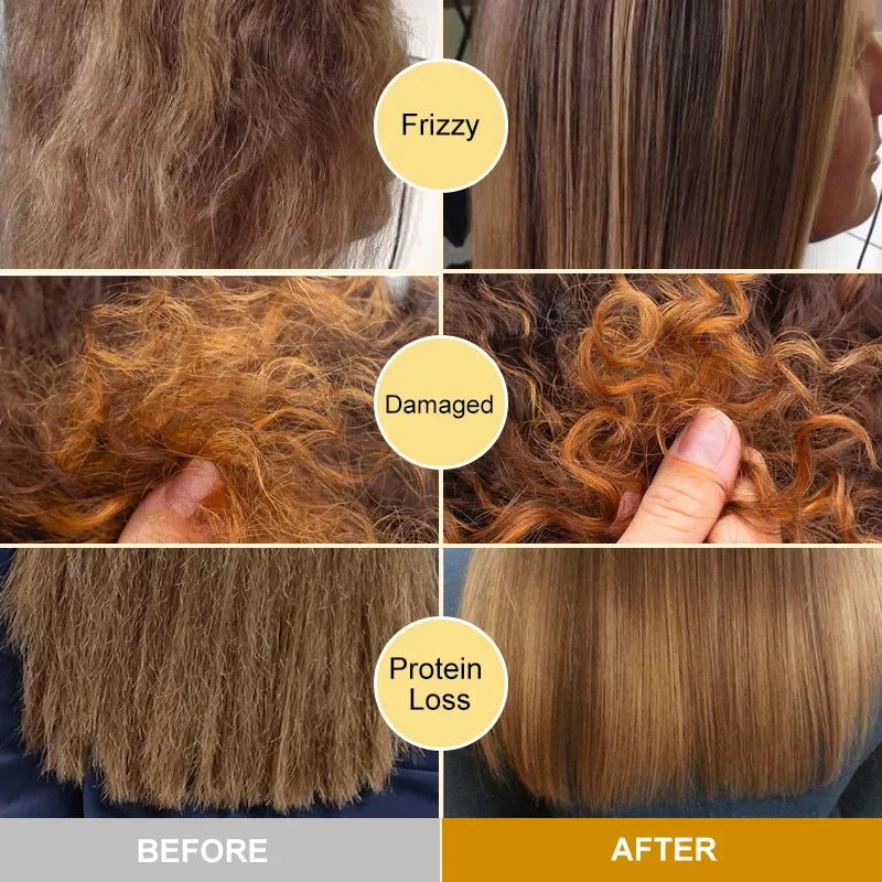 Soin pour cheveux a la kératine